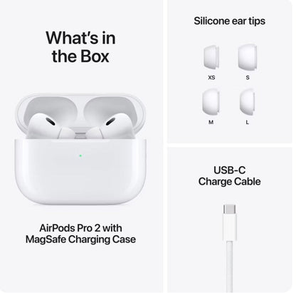 Apple AirPods Pro 2, Wireless Earbuds, Active Noise Cancellation